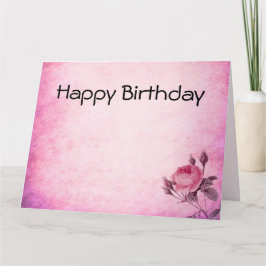 Cartão Rosa dia de os namorados