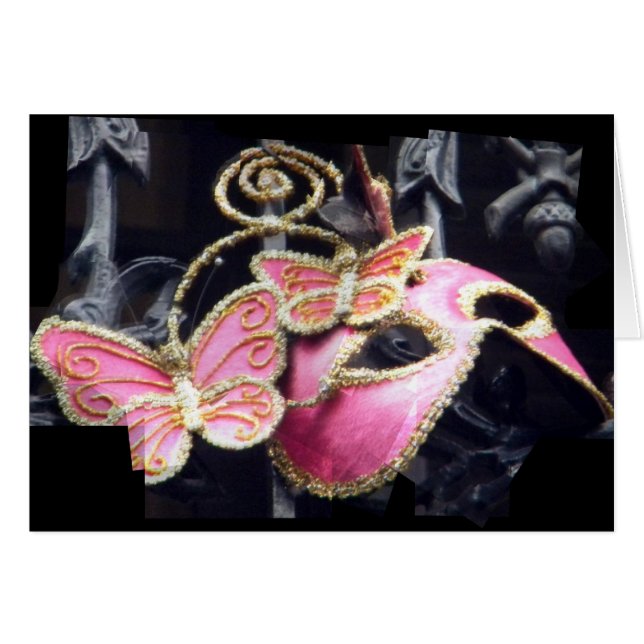 Cartão Rosa Fantasma (Frente Horizontal)