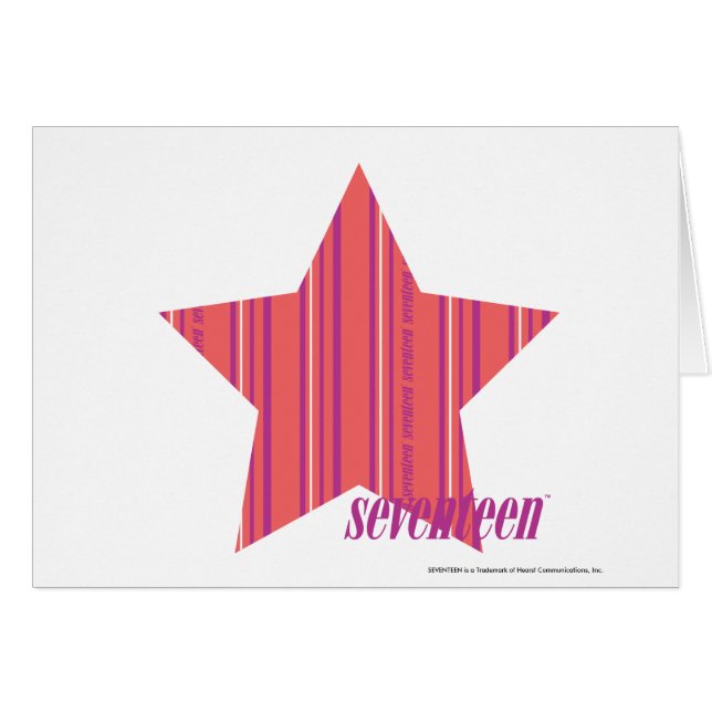 Cartão Rosa fino 4 das listras (Frente Horizontal)