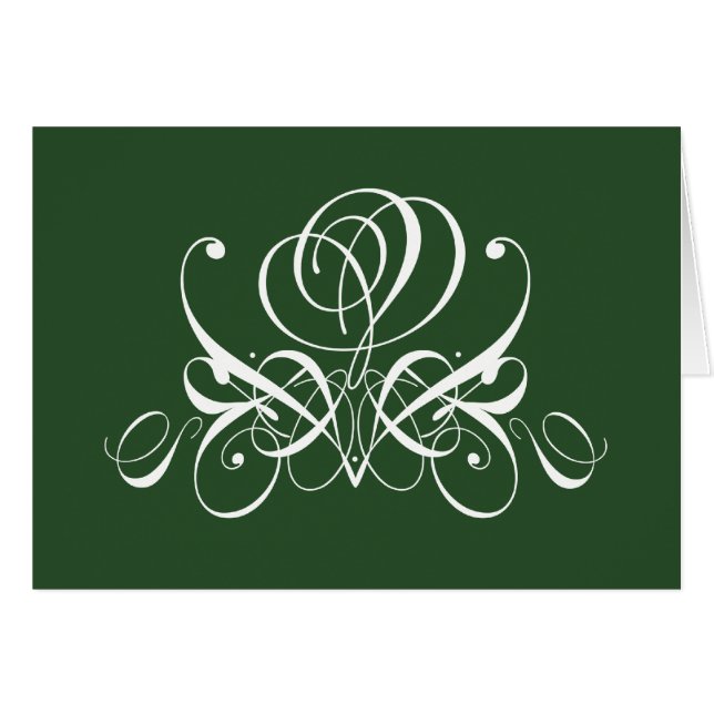 Cartão Rosa irlandês (Frente Horizontal)