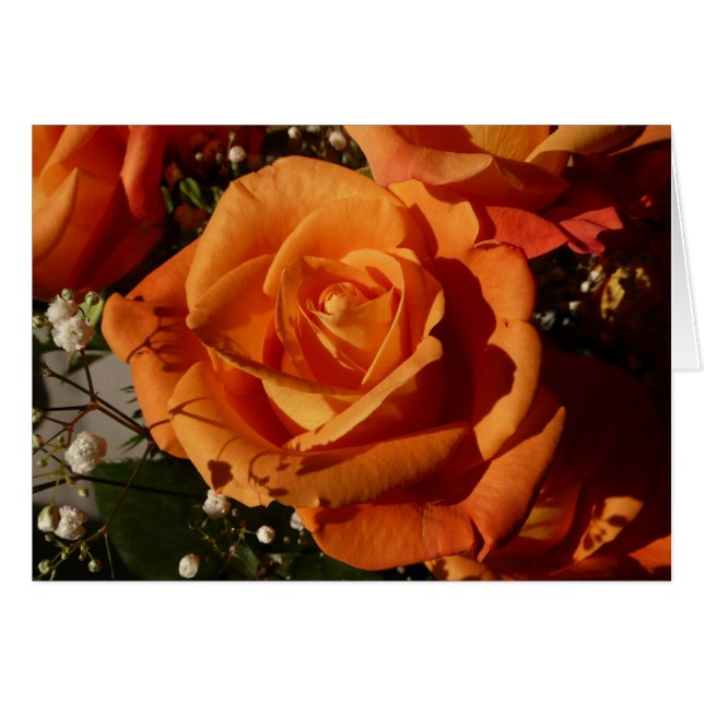 Cartão rosa laranja (Frente Horizontal)