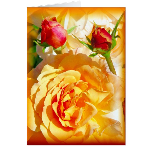 Cartão Rosa Love_ (Frente)