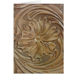 Cartão Rosa Oeste Selvagem