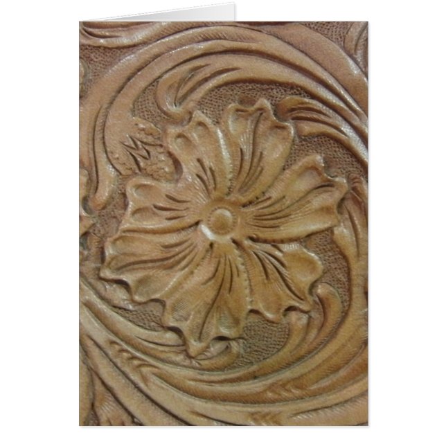 Cartão Rosa Oeste Selvagem (Frente)