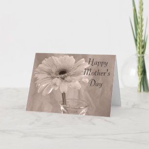 Cartão rosa pálido do feliz dia das mães da