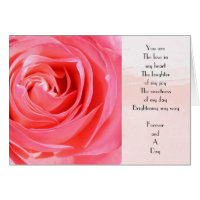 Rosa para sempre e um poema do dia