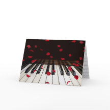 Rosa Petals no aniversário das Chaves do Piano