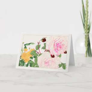 Cartão Rosa por Tanigami Konan