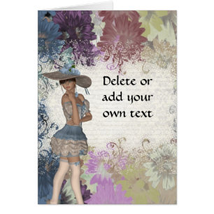 Cartão Rosa romântica inglesa