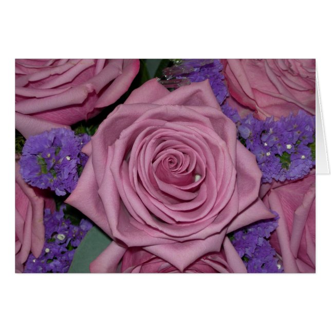 Cartão rosa rosa (Frente Horizontal)