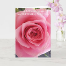 Rosa Rosa Rosa Rosa Personalizada 3º Aniversário d