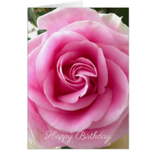 Cartão Rosa Rosa Rosa Rosa Rosa, Personalizável, Feliz A