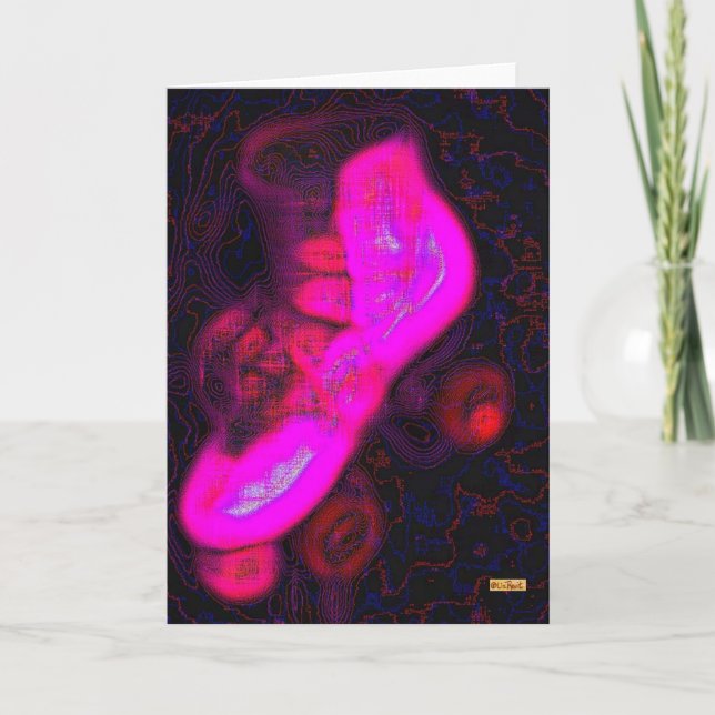 Cartão Rosa skate (Frente)