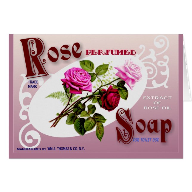 Cartão Rosa Soap (Frente Horizontal)