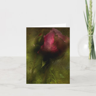 Cartão Rosa vermelha