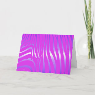 Cartão Rosa Zesty Zebra