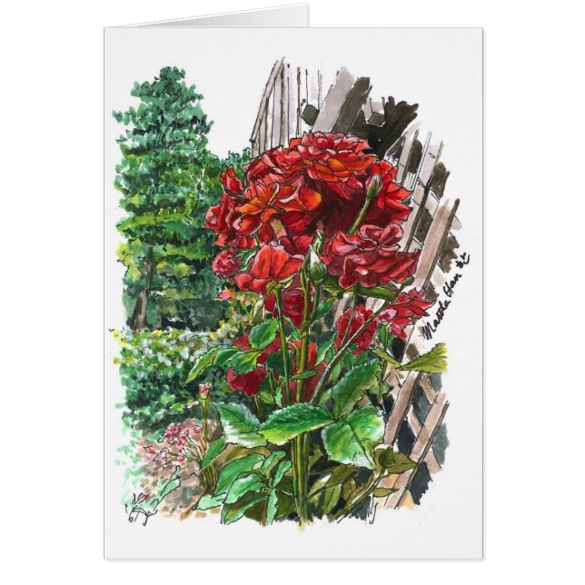 Cartão Rosas (Frente)