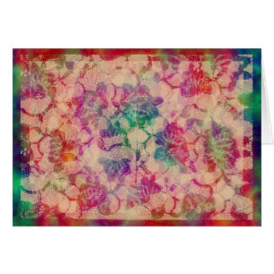 Cartão Rosas aciganados do laço