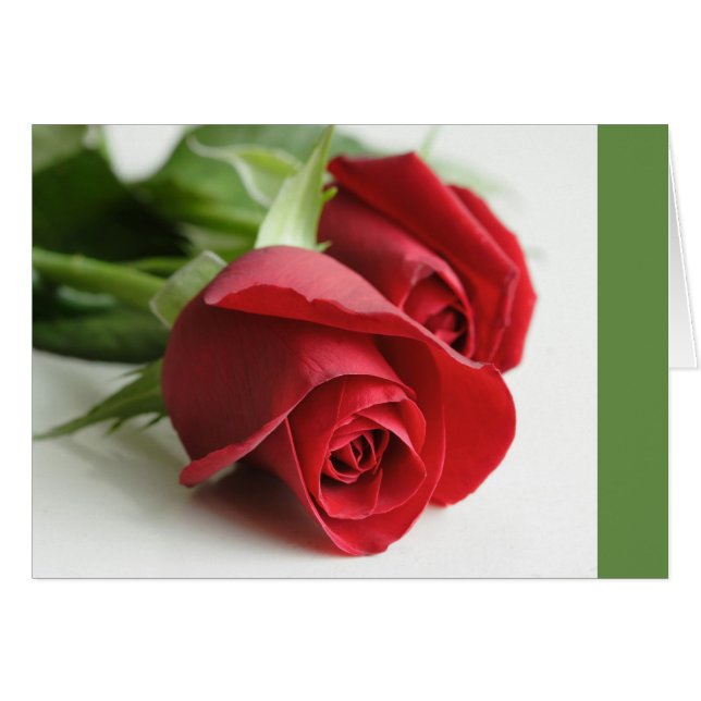 Cartão Rosas até o fim (Frente Horizontal)