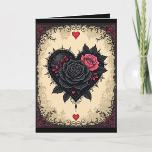 Cartão Rosas Bittersweet Gothic Valloween