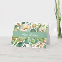 Rosas de aquarela Elegante e placa Eucalyptus