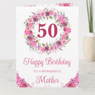 Cartão Rosas de Jardim Rosa Aquarela Aniversário