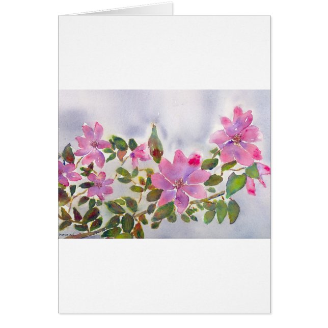 Cartão Rosas de Nana (Frente)