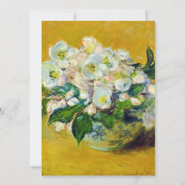 Cartão Rosas de Natal (por Claude Monet)