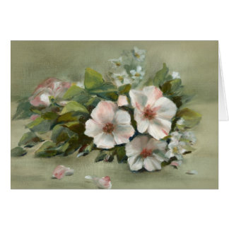 Cartão Rosas do estilo do chique