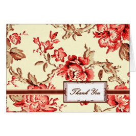 Cartão Rosas do vintage