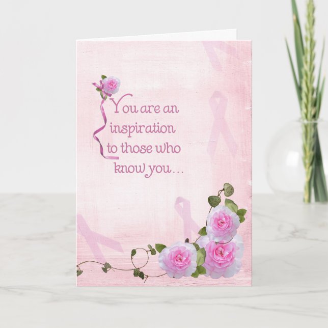 Cartão Rosas e fitas (Frente)