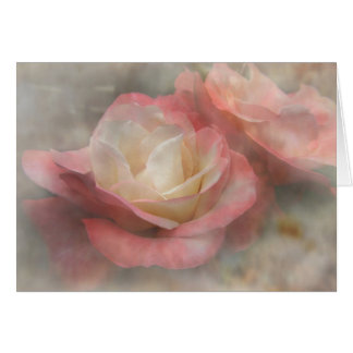 Cartão Rosas gêmeos