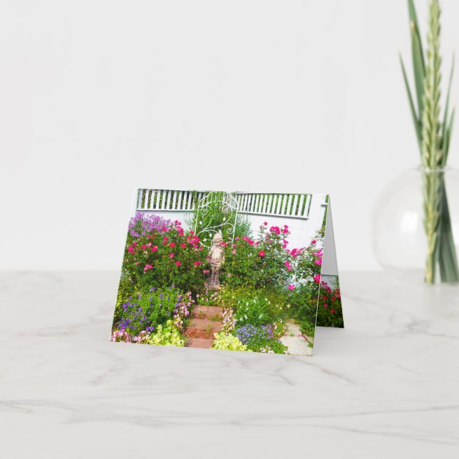 Cartão Rosas para uma Menininha (Frente)