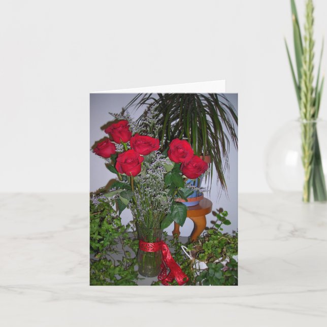 Cartão Rosas que duram (Frente)