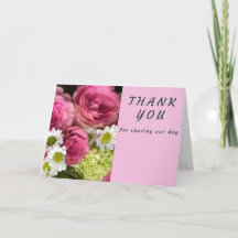 Rosas Rosa e Visitas Obrigado