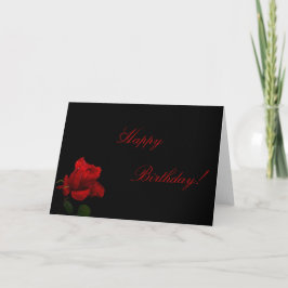 Cartão Rosas São Aniversário Vermelho
