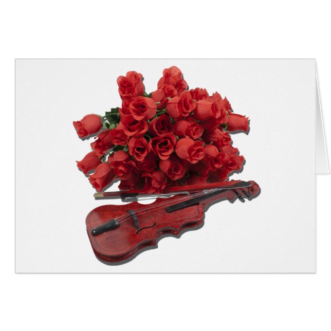 Cartão RosasClássicasViolino012511 (Frente Horizontal)