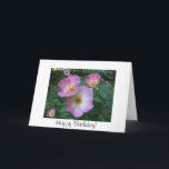 Cartão Rose birthday card<br><div class="desc">These beautiful dog roses make an exquisite birthday card for someone special. The inside is blank for your own message.</div>