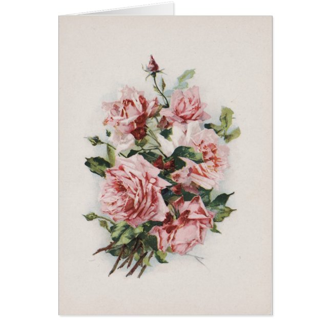 Cartão Rose Bouquet (Frente)