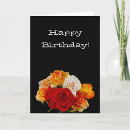 Cartão Rose Bouquet Birthday