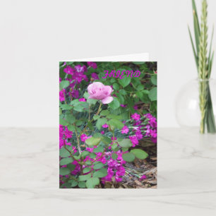 Cartão Rose & Floral, Friendship So True