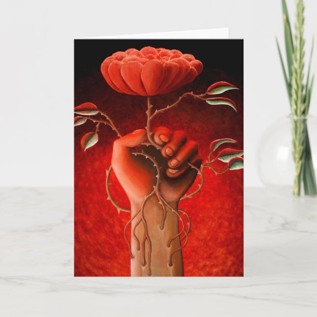Cartão Rose Love Greeting Card (Frente)