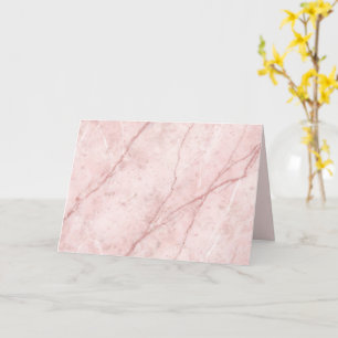 Cartão Rose Marble Orgânico Blush Rosa Empolvilhado 
