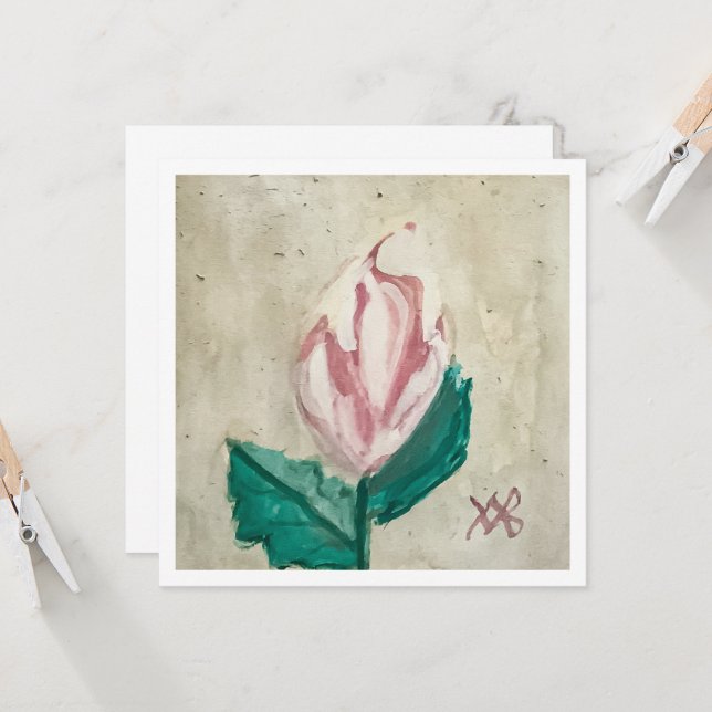 Cartão Rosebud (Frente/Verso In Situ)