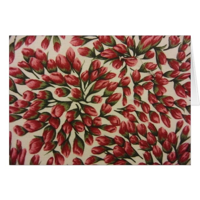 Cartão Rosebuds (Frente Horizontal)