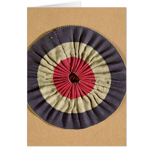 Cartão Rosette de Tricolore (Frente)