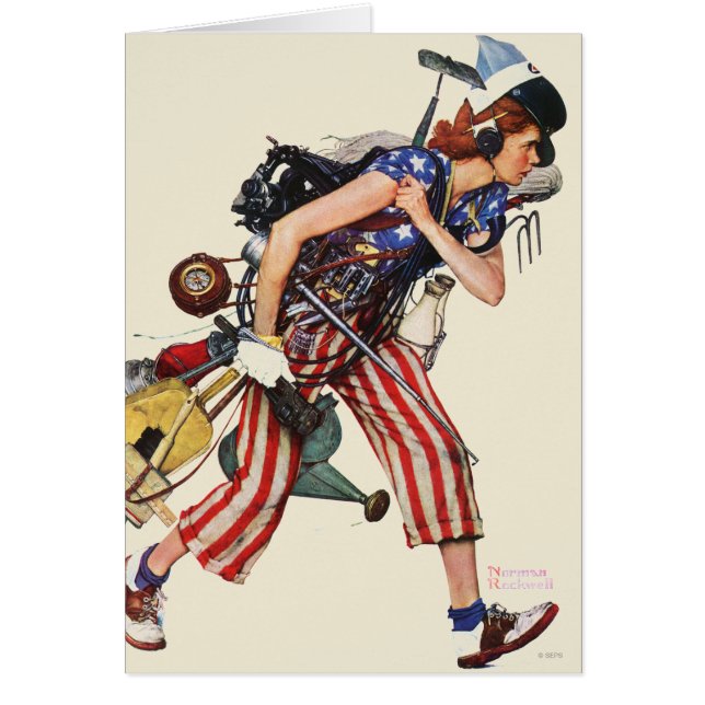 Cartão Rosie ao salvamento (Frente)