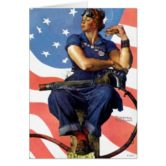 Cartão Rosie the Riveter