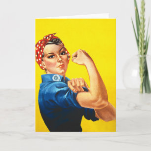 Cartão Rosie The Riveter
