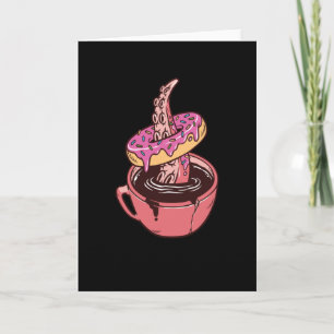 Cartão Rosquinhas e café
